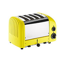 Dualit NewGen Extra-Wide Slot Toaster, 4-Slice, Citrus Yellow