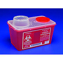 SharpSafety&trade; Monoject&trade; Sharps Container, Medium, 8 Qt. Capacity, 6 3/4 inch;W x 10 1/2 inch;L x 10 7/8 inch;H, Case Of 20