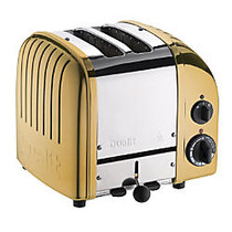Dualit; NewGen Extra-Wide-Slot Toaster, 2-Slice, Brass