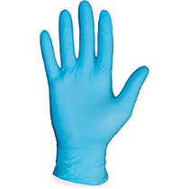 ProGuard General Purpose Nitrile Powder-free Gloves - Medium Size - Nitrile - Blue - Ambidextrous, Puncture Resistant, Disposable, Powder-free, Allergen-free, Beaded Cuff, Comfortable, Textured Grip - For Chemical, Laboratory Application, Food Handli