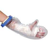 DMI; Waterproof Cast And Bandage Protector, Adult Short Arm, 22 inch;, Clear