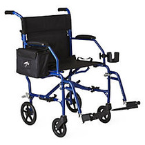 Medline Ultralight Freedom 2 Transport Chair, Blue