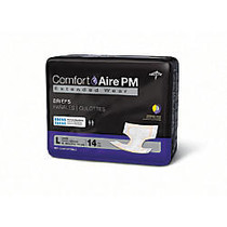 ComfortAire PM Extended Wear Disposable Briefs, Large, 45 - 58 inch;, Beige, 14 Briefs Per Bag, Case Of 4 Bags