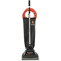 Hoover Guardsman C1431010 Upright Vacuum Cleaner - Bagged - 12 inch; Cleaning Width - 6 A - Black