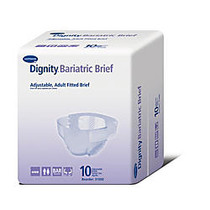 Dignity; Plus Bariatric Adult Fitted Brief, 3 X-Large, 63 inch;-94 inch;, Box Of 40