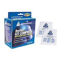 Ice Kold Instant Ice Compresses, 8 1/4 inch; x 6 inch;, Pack Of 2