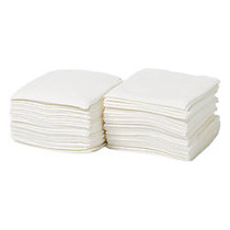 Medline Deluxe Dry Disposable Washcloths, 13 inch; x 20 inch;, White, Pack Of 50 Washcloths, Case Of 6 Packs