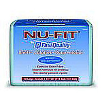 Nu-Fit; Briefs By First Quality;, 56 inch;-64 inch;, Extra Large, Pack Of 15