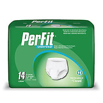 Per-Fit; Protective Underwear, X-Large, 58 inch;-68 inch;, Black, Box Of 14