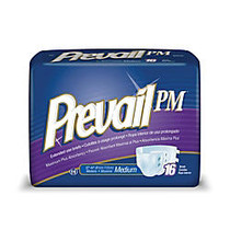 Prevail; PM Extended Wear Adult Briefs,Large, 45 inch;-58 inch;, Green, Box Of 18