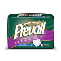 Prevail; Protective Underwear-Adjustable, Sm-Md, 28 inch;-46 inch;, Green, Box Of 18