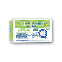 Prevail; Two-Piece Pad & Pant Liner, Large, 13 inch; x 28 inch;, Green, Box Of 16