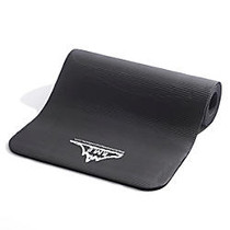 Black Mountain Products Ultra Thick Yoga And Exercise Mat, 73 1/2 inch; x 24 1/2 inch;, Black