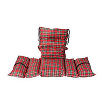 DMI; Comfort Pillow Cushion, 16 inch; x 16 inch;, Plaid