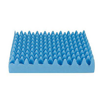 DMI; Convoluted Foam Chair Pad Seat Cushion, 16 inch;H x 18 inch;W x 4 inch;D, Blue