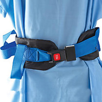 DMI; Deluxe Adjustable Nylon Gait Belt With Seatbelt-Style Buckle, Blue