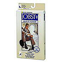 Jobst; For Men Knee-High Socks, Black, Medium: Ankle Circumference: 8 1/2 inch;-9 1/2 inch;, Calf Circumference: 12 1/2 inch;-17 inch;, Compression: 30-40 mmHg