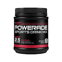 POWERADE; ION4 Advanced Electrolyte System Sports Drink Powder, Fruit Punch, 19.6 Oz, Pack Of 8