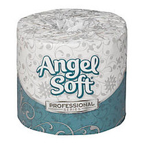 Angel Soft Professional Series&trade; 2-Ply Premium Embossed Bathroom Tissue, 450 Sheets Per Roll, Case Of 80 Rolls