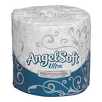 Angel Soft Ultra; Embossed Bathroom Tissue, 400 Sheets Per Roll, Case Of 60 Rolls