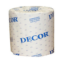 Cascades; D&eacute;cor; 100% Recycled Bathroom Tissue, 1210 Sheets Per Roll, Case Of 80 Rolls