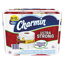 Charmin; Ultra Strong 2-Ply Bathroom Tissue, 308 Sheets Per Roll, Pack Of 18