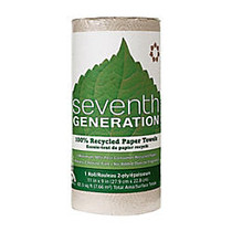 Seventh Generation Natural Paper Towels, 11 inch; x 9 inch;, 100% Recycled, 120 Sheets Per Roll, 30 Rolls Per Case