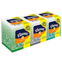 Kleenex; Boutique Antiviral 3-Ply Facial Tissue, White, 68 Tissues Per Box, Pack Of 3 Boxes