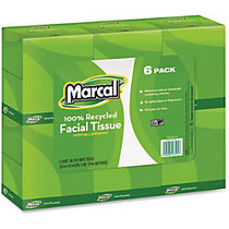 Marcal Small Steps Facial Tissue - 2 Ply - White - Soft, Hypoallergenic - 80 Sheets Per Box - 36 / Carton