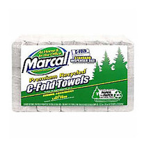 Marcal C-Fold Hand Towels, Pack Of 1,500