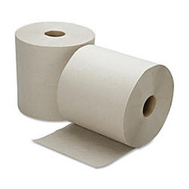 SKILCRAFT; 100% Recycled All-Purpose 1-Ply Hardwound Towels, Embossed, No Perforation, 8 inch; x 800', Natural