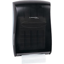 Kimberly-Clark Professional Universal Folded Towel Dispenser - Multifold, C Fold Dispenser - 18.9 inch; Height x 13.3 inch; Width x 5.9 inch; Depth - Smoke