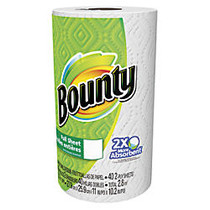Bounty; Select-A-Size 2-Ply Paper Towels, 11 inch; x 10 1/5 inch;, 40 Sheets Per Roll, Pack Of 30 Rolls