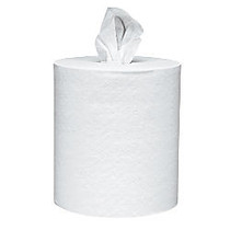 Scott; 1-Ply Center-Pull Paper Towels, 8 inch; x 15 inch;, White, 500 Sheets Per Roll, Pack Of 4