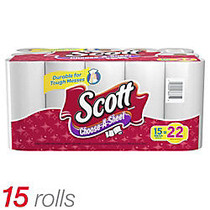 Scott; Select-A-Size Paper Towel Mega Roll, White, 102 Sheets Per Roll, Pack Of 15 Rolls