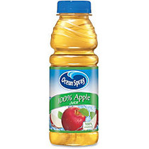 Ocean Spray Bottled Apple Juice - Apple Flavor - 15.20 fl oz - Bottle - 12 / Carton