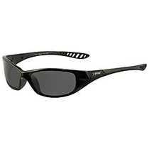 Jackson Safety V40 Hellraiser Safety Eyewear - Ultraviolet Protection - Glass, Polycarbonate Lens - Smoke, Black - 1 Each