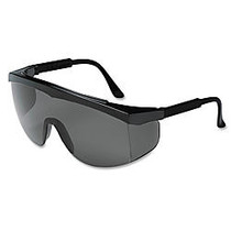 MCR Safety Stratos SS010 Protective Eyewear, Lightweight, Black