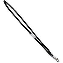 Advantus Deluxe Safety Lanyard - 36 inch; Length - Black - Nylon