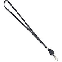 Advantus Retracting ID Reel Badge 36 inch; Lanyard - 36 inch; Length - Black