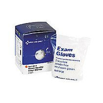 First Aid Vinyl Lightweight Gloves, 2/Box