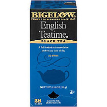 Bigelow English Tea Time Bags, Box Of 28