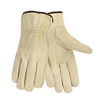 MCR Safety Memphis Leather Driver Gloves, Large, Cream