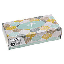 Medline Designer Boxed Powder-Free Vinyl Gloves, Small, Clear, 100 Gloves Per Box, Case Of 10 Boxes
