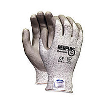 Memphis Dyneema Polyurethane Gloves, Extra Large, White/Gray