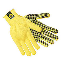 Memphis Glove Kevlar Gloves, Large, Yellow, Pack Of 12