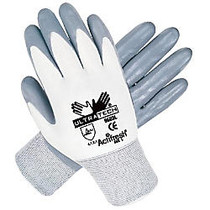 Memphis Glove Ultra Tech Nitrile-Coated Rubber Gloves, Unisex, Large, 12-Pack