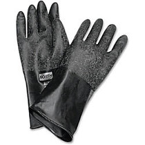 NORTH Butyl Chemical Protection Gloves - Chemical Protection - 10 Size Number - Butyl - Black - Water Resistant, Durable, Chemical Resistant, Ketone Resistant, Rolled Beaded Cuff, Comfortable, Abrasion Resistant, Cut Resistant, Tear Resistant, Punctu