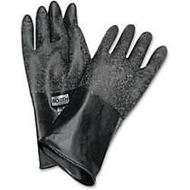 NORTH Butyl Chemical Protection Gloves - Chemical Protection - 8 Size Number - Butyl - Black - Water Resistant, Durable, Chemical Resistant, Ketone Resistant, Rolled Beaded Cuff, Comfortable, Abrasion Resistant, Cut Resistant, Tear Resistant, Punctur