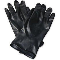 NORTH Butyl Chemical Protection Gloves - Chemical Protection - 9 Size Number - Butyl - Black - Water Resistant, Durable, Chemical Resistant, Ketone Resistant, Rolled Beaded Cuff, Comfortable, Abrasion Resistant, Cut Resistant, Tear Resistant, Punctur
